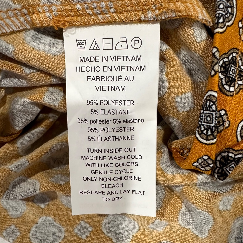 Michael Kors Women Design Cowl Neck Marigold Top Shirt - Size XL - NEW With Tags - Picture 16 of 16